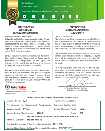 certificado-biofor-interlube certificado-biofor-interlube
